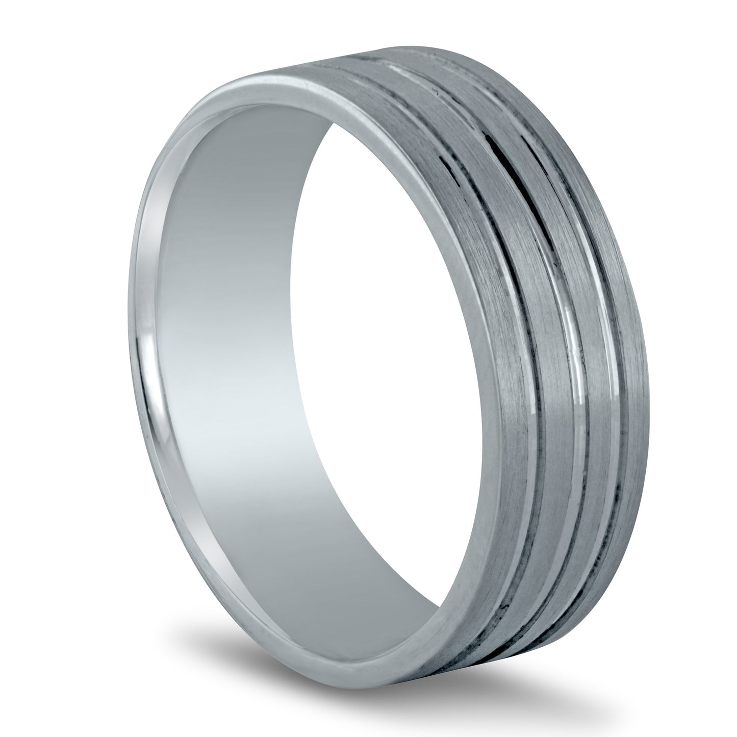 beveled-white-gold-Platinum-wedding-band-wholesale-rings