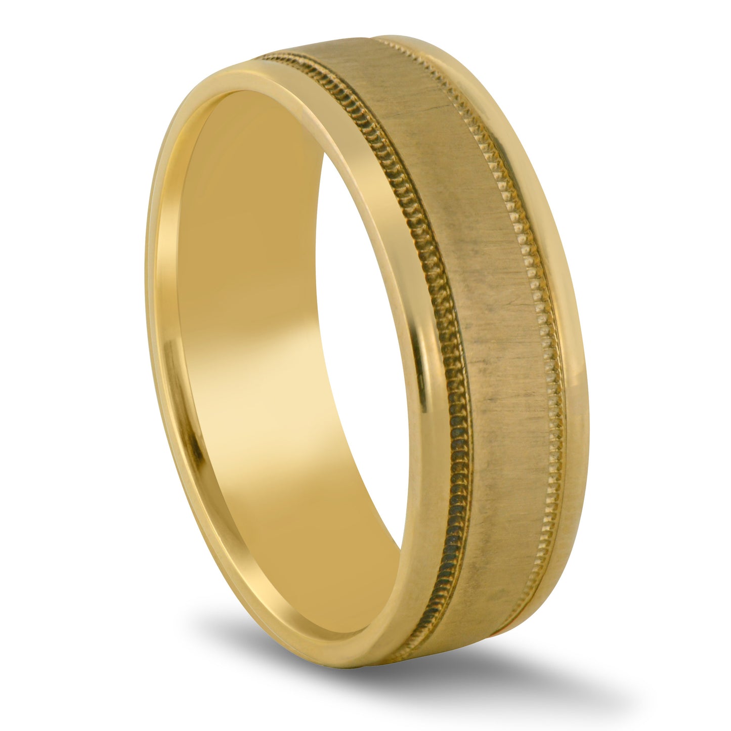 Yellow-gold-Wedding-band-beveled-clasic-wholesale-rings